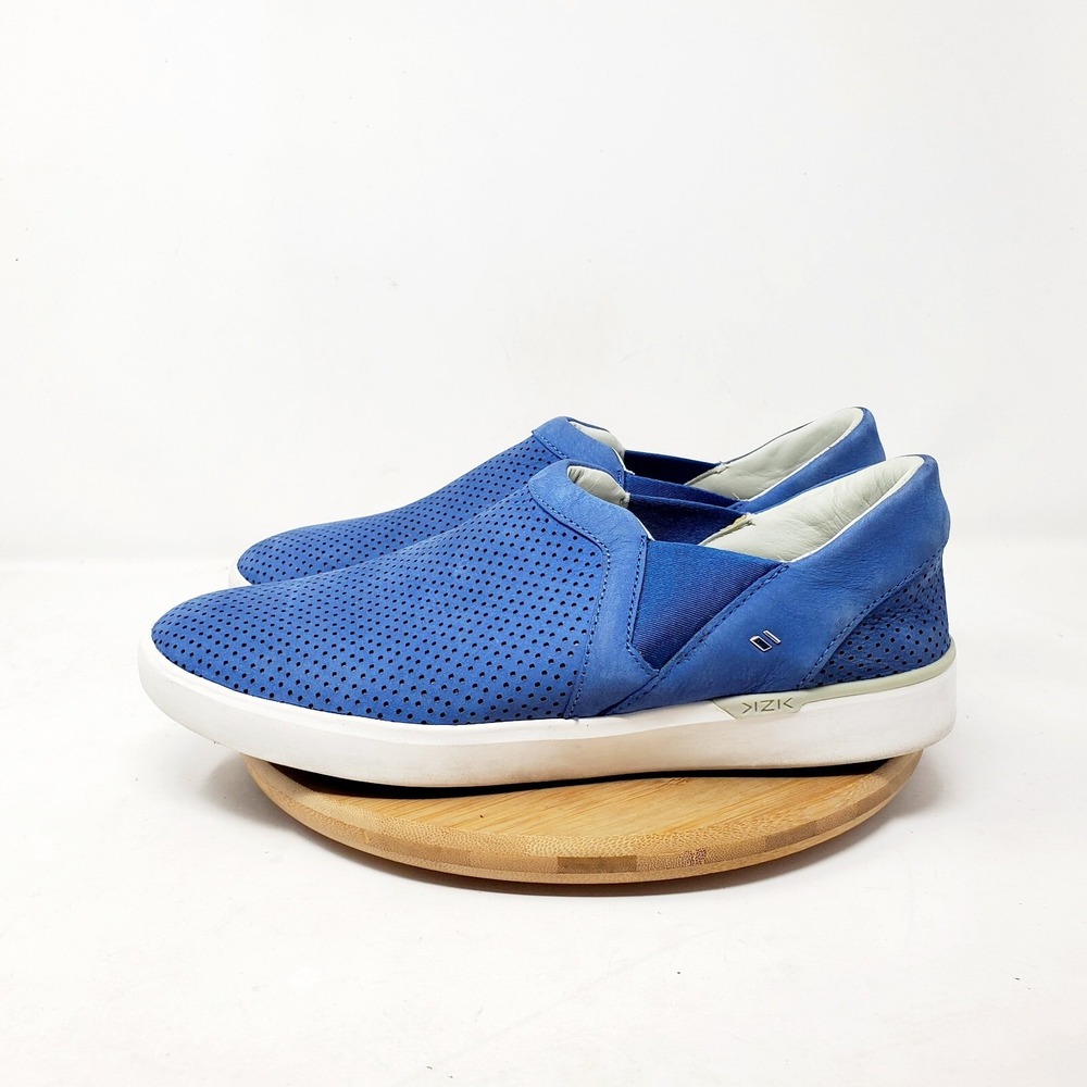 Kizik Shoes Womens 9 Vienna Blue Slip On Hands Free Sneaker Loafer Casual Low